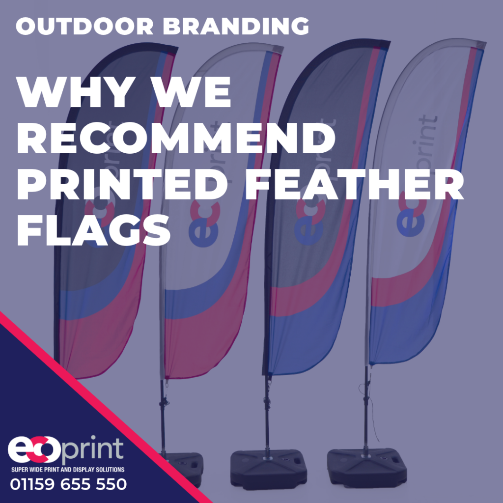 why eco print recommend printed feather flags